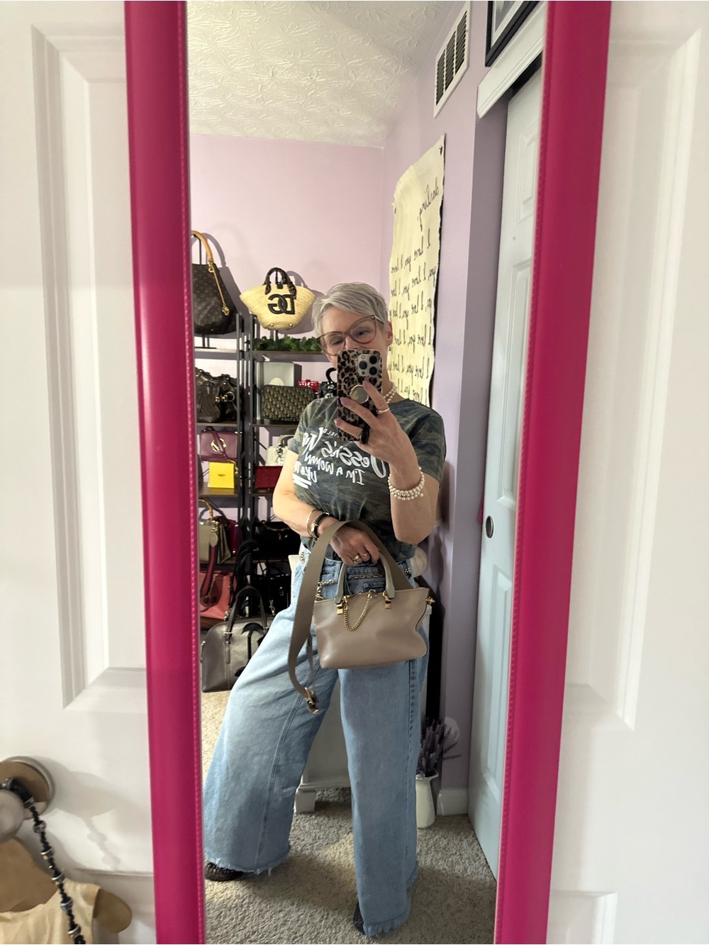Chloe small leather satchel with Kate spade adjustable strap included - Picture 14 of 14